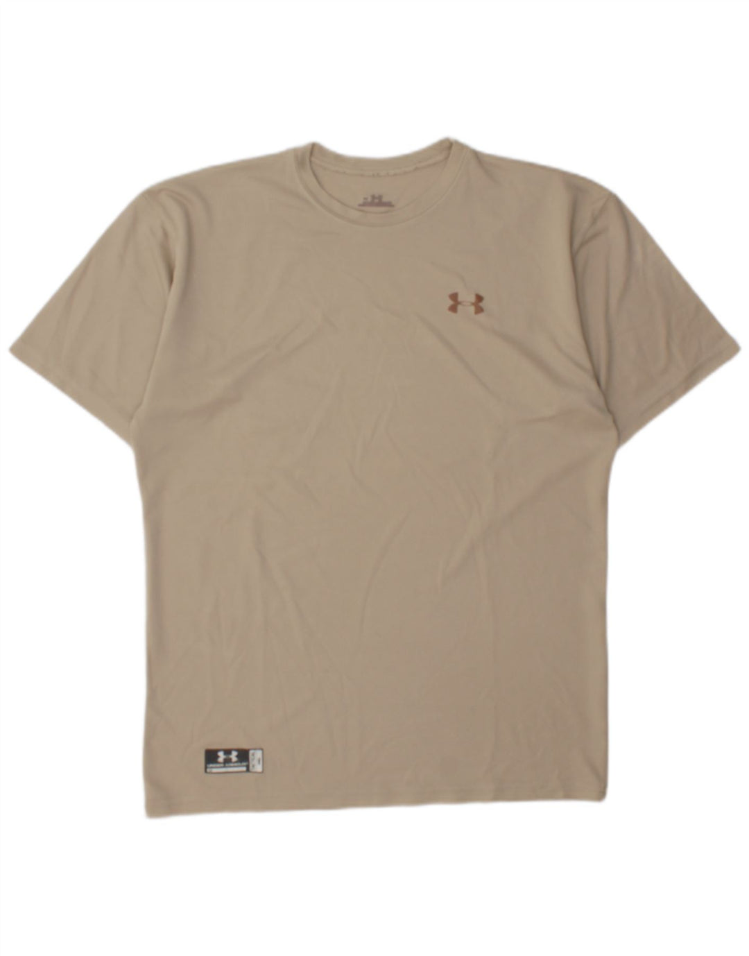 Under Armour Herren T-Shirt Top XL Beige Polyester