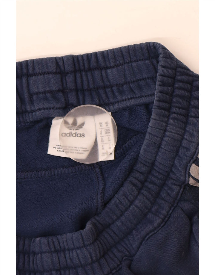 Adidas Herren-Trainingshose, Jogginghose, mittelblau, Baumwolle