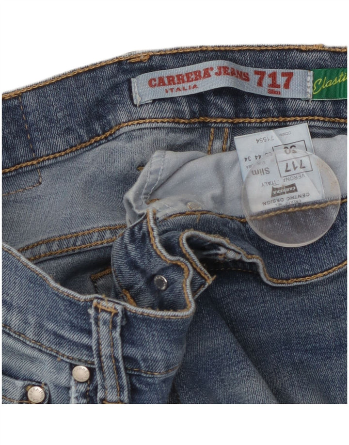Carrera Herren 717 Slim Jeans IT 50 Large W34 L31 Blaue Baumwolle