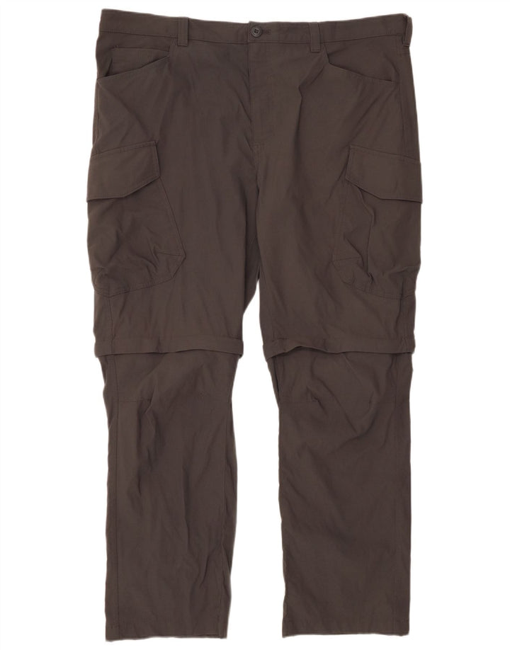 EDDIE BAUER Gerade Cargohose für Herren, W40, L30, graues Nylon