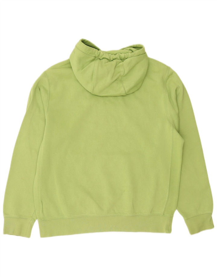 Nike Herren Kapuzenpullover aus mittelgrüner Baumwolle