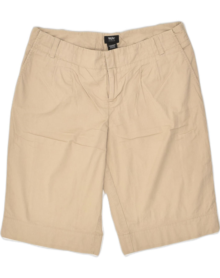 MOSSIMO Womens Chino Shorts US 8 Medium W34 Beige Cotton | Vintage Mossimo | Thrift | Second-Hand Mossimo | Used Clothing | Messina Hembry 