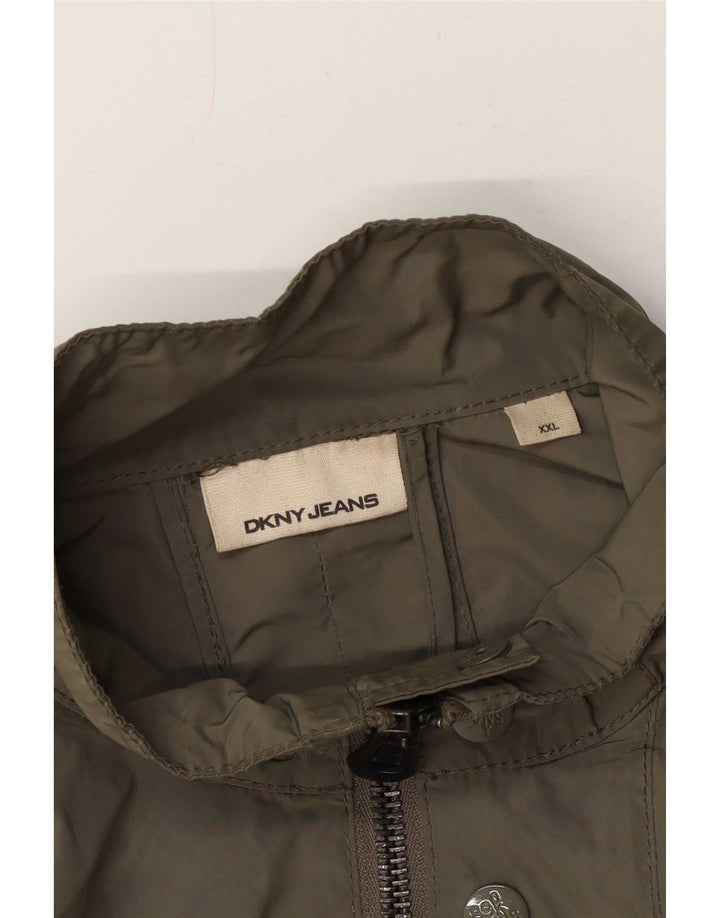 Dkny Herren Bomberjacke UK 44 2XL Khaki