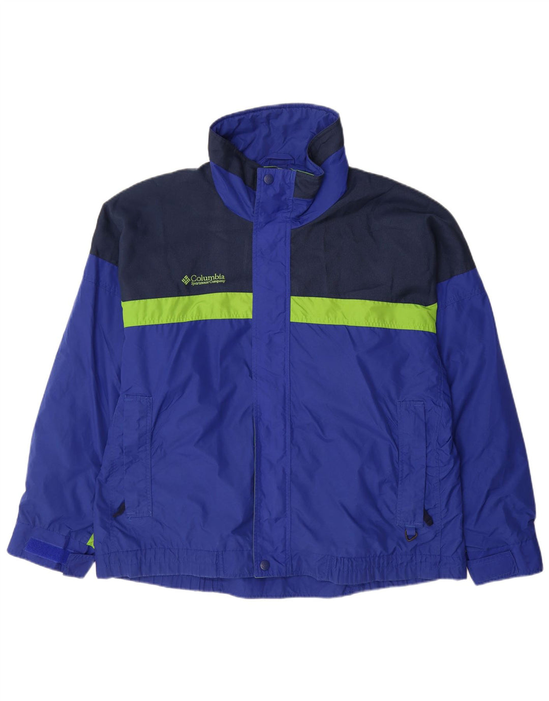Columbia Herren Bugaboo Regenjacke UK 40 Large Blue Colourblock
