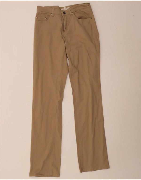 Carrera Damen Gerade Freizeithose IT 42 Medium W28 L34 Beige Baumwolle