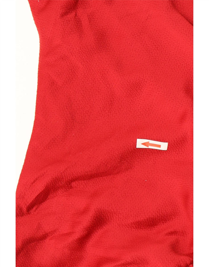 Michael Kors Damen One-Shoulder-Kleid US 2 XS Rot Polyester