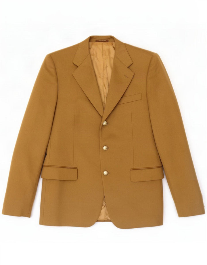 Pierre Cardin Herren-Blazer mit 3 Knöpfen IT 50, große beige Wolle