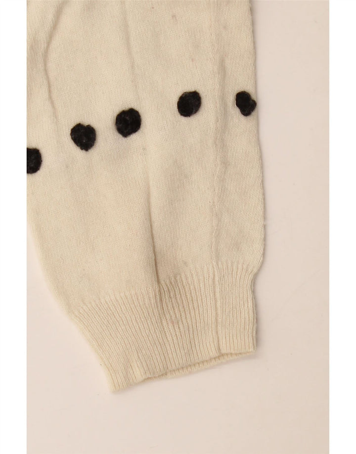 J. Crew Damen-Pullover mit U-Boot-Ausschnitt, Gr. 10, Größe S, gebrochenes Weiß, Viskose