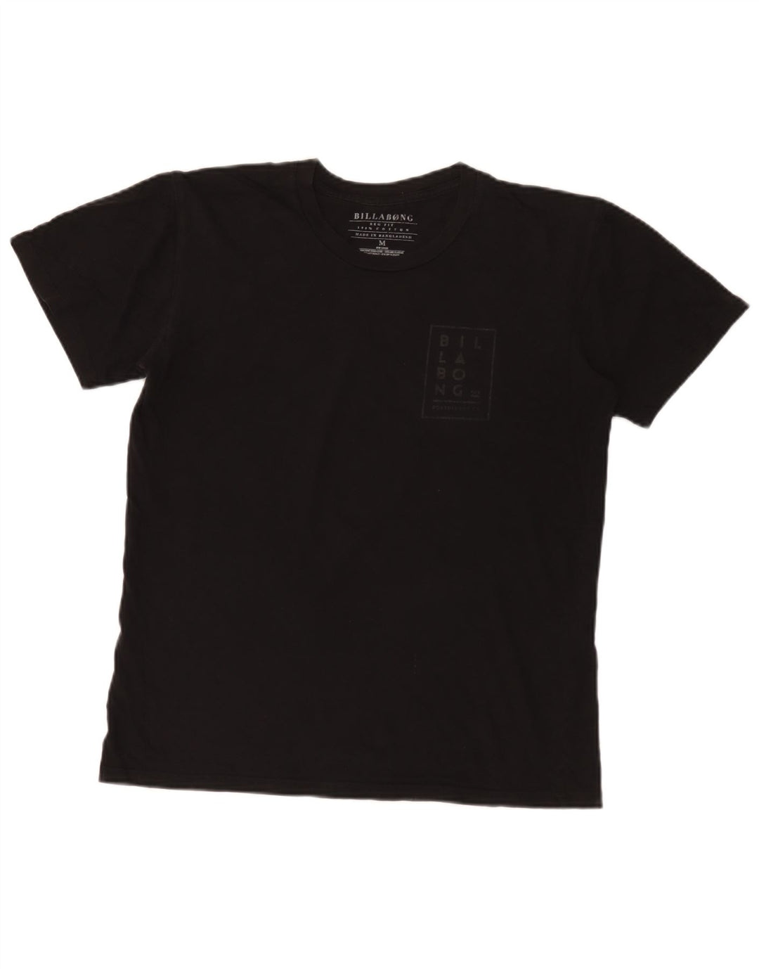 Billabong Herren-T-Shirt mit normaler Passform, mittelschwarzer Baumwolle