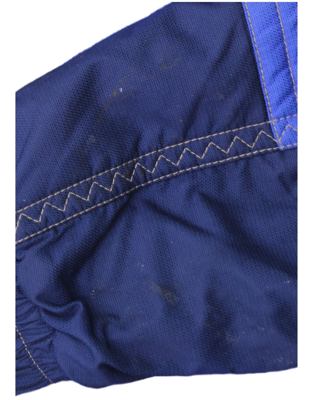 Descente Herren-Skijacke mit Kapuze, IT 54 2XL, blaues Colourblock-Polyamid
