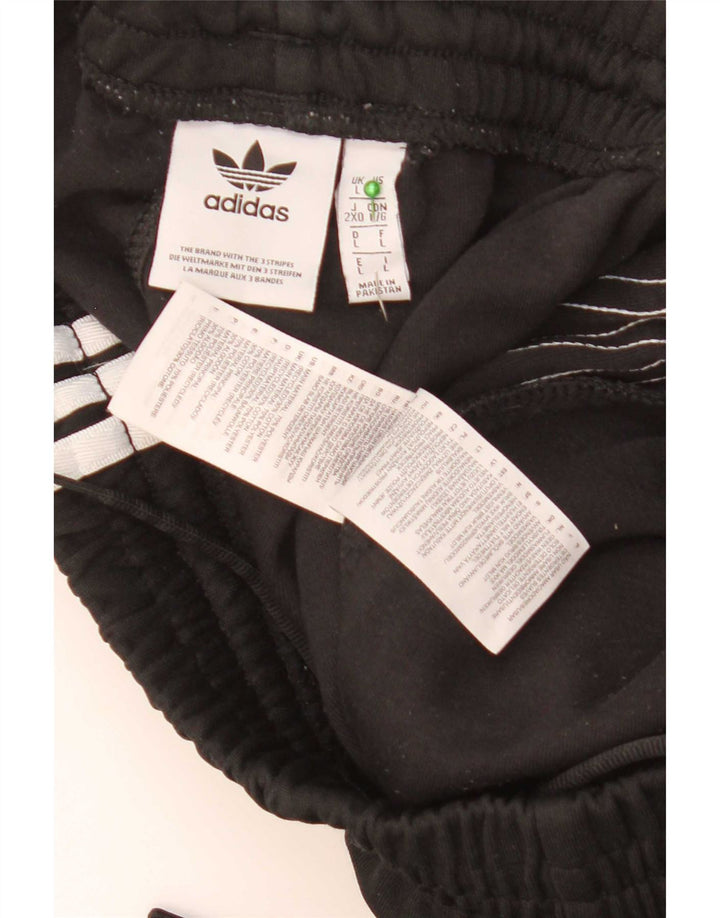 Adidas Herren-Trainingshose, Jogginghose, Größe L, Schwarz, Polyester