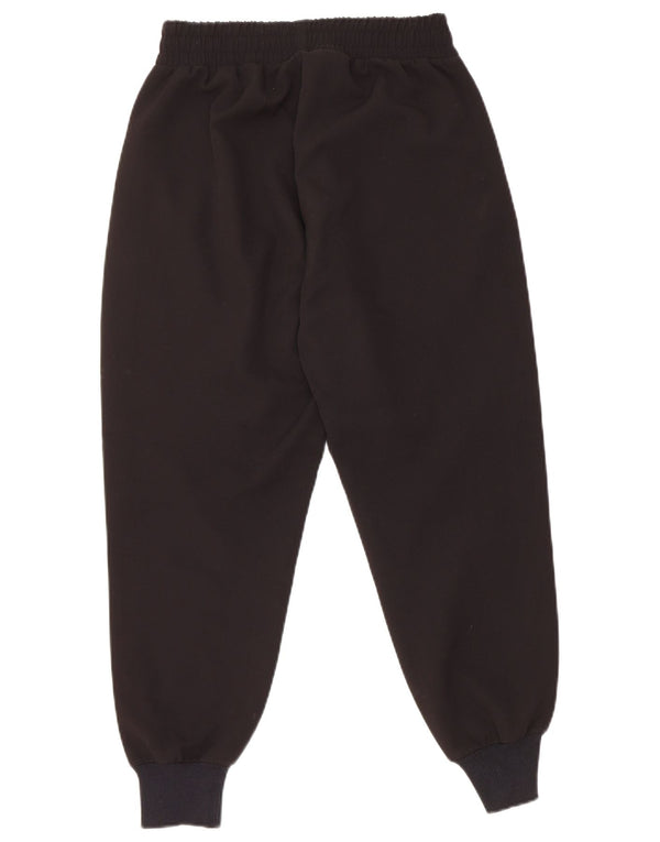 Zara Womens Loose Fit Trainingshose Jogger UK 6 XS Schwarz Colourblock