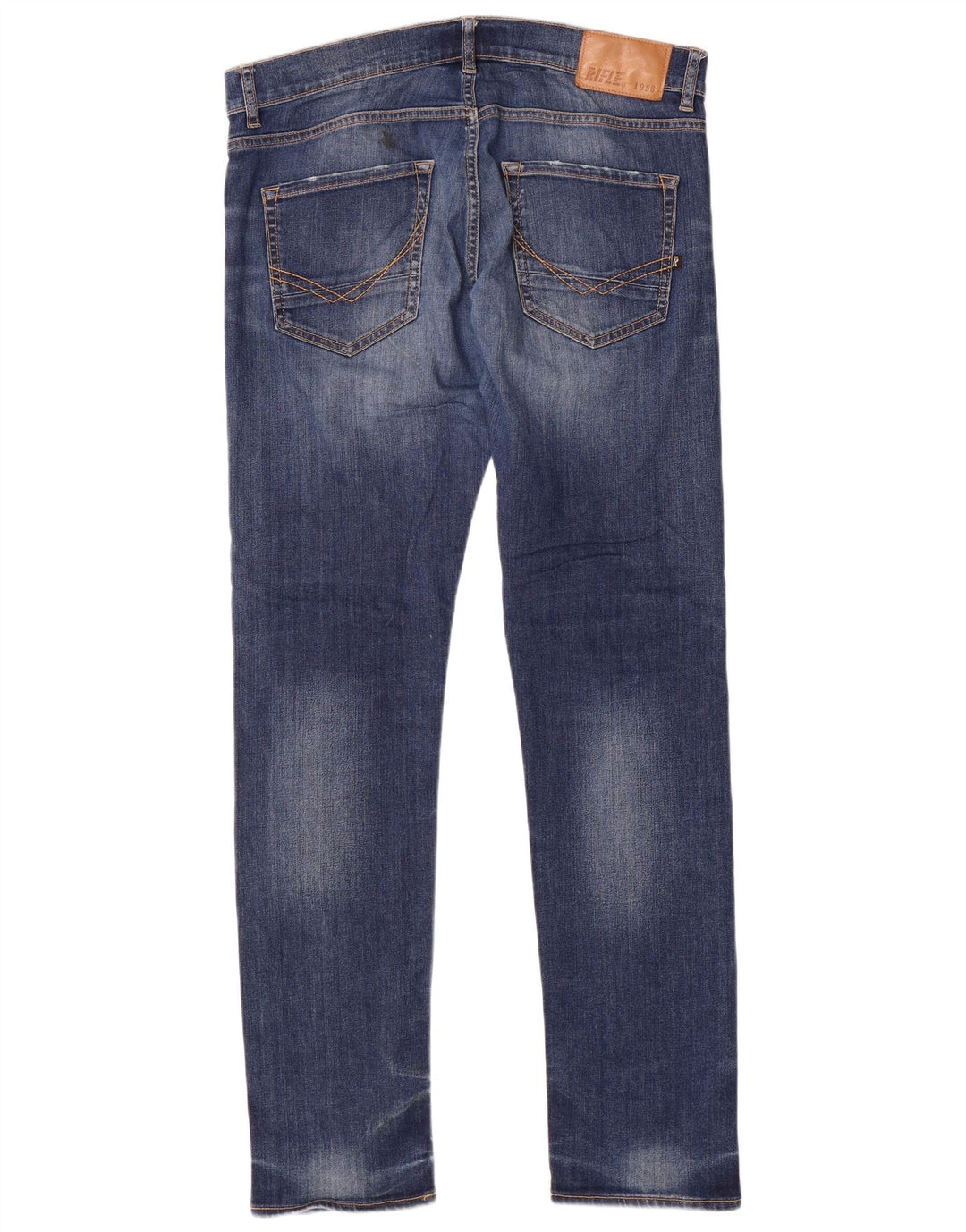 Rifle Herren Slim Jeans W36 L34 Blaue Baumwolle
