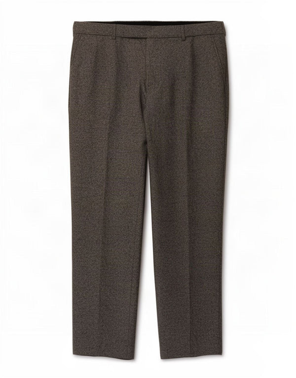 Maßgeschneiderte, gerade Anzughose für Herren von Marks & Spencer, W36, L29, Grau meliert