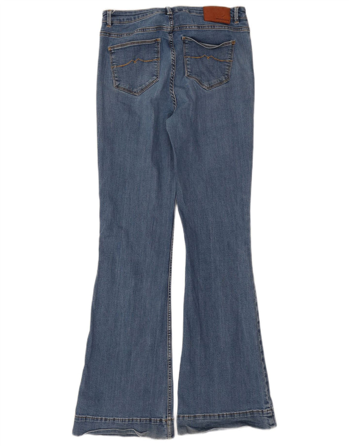 Monsoon Damen Schlagjeans UK 12 Medium W30 L31 Blaue Baumwolle
