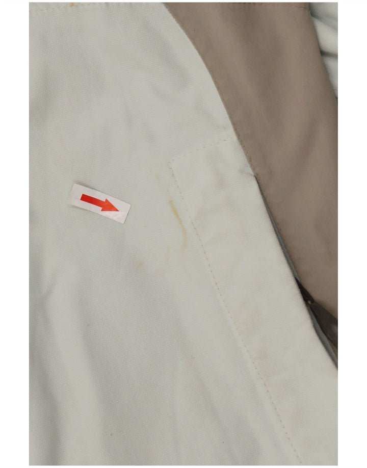 DAINESE Damen Windjacke UK 14 Medium Off White Colourblock