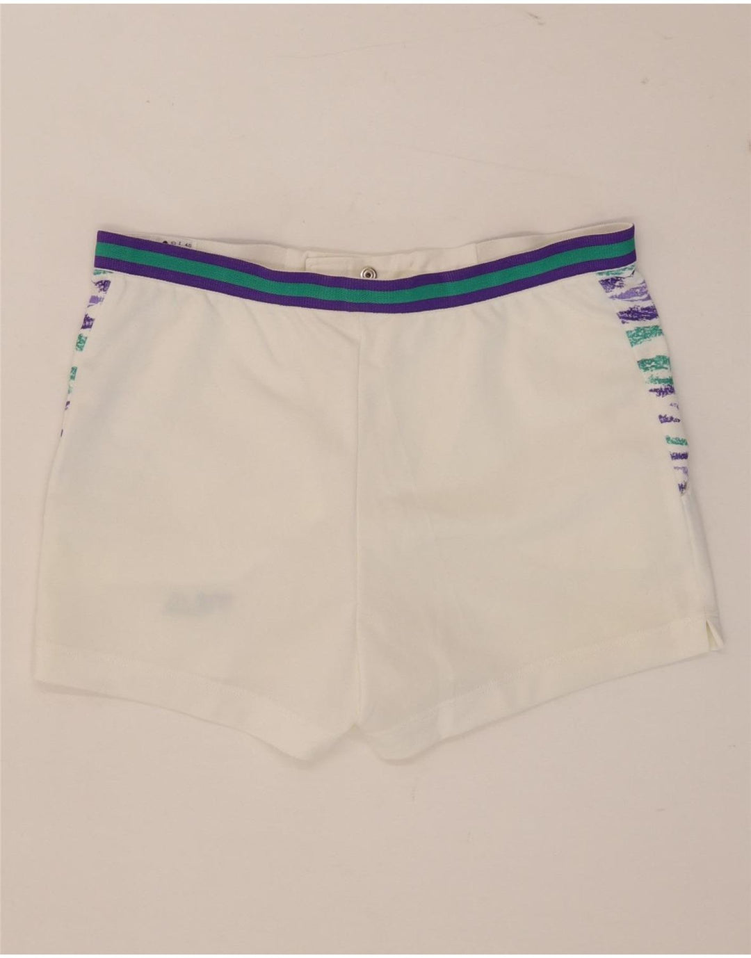 Fila Herren Freizeitshorts IT 48 Medium W32 Weiß gestreift Polyester