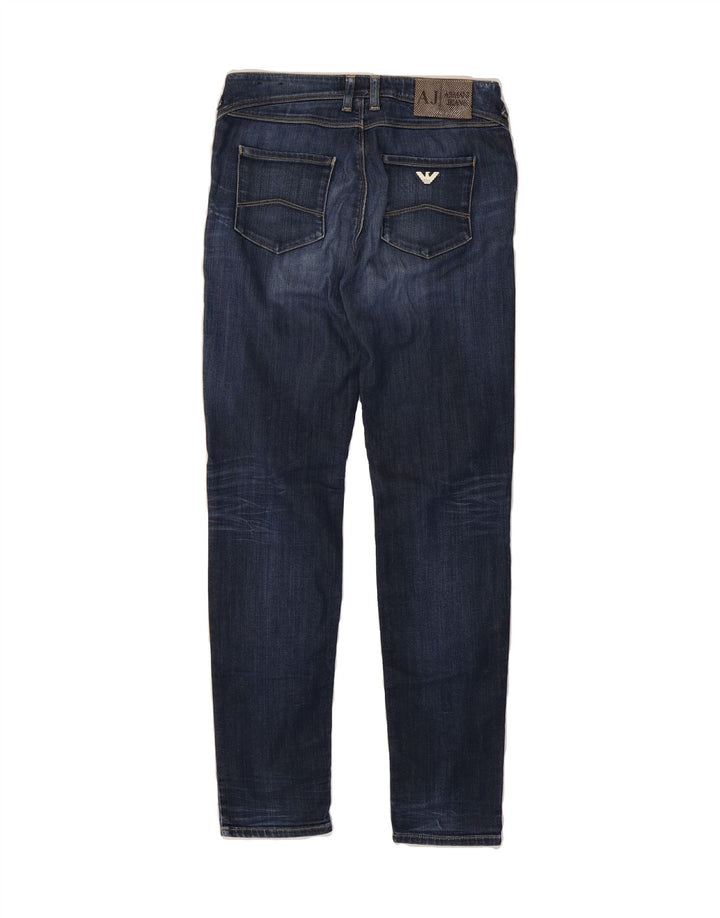 ARMANI Womens Slim Jeans W27 L29 Blue Vintage Armani and Second-Hand Armani from Messina Hembry 