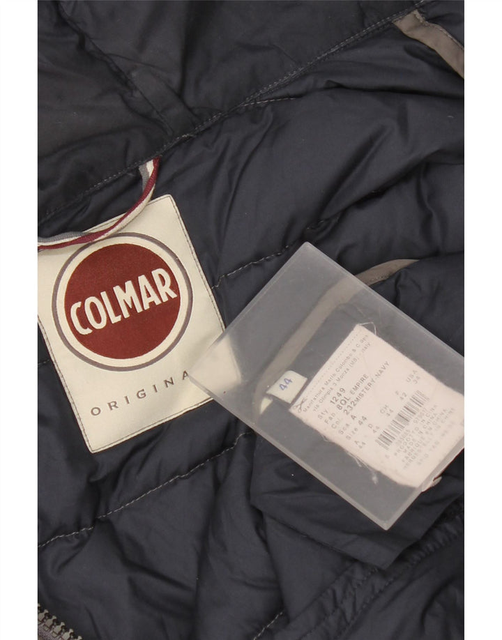 Colmar Damen Wattierte Jacke mit Kapuze IT 44 Mittelgraues Polyester