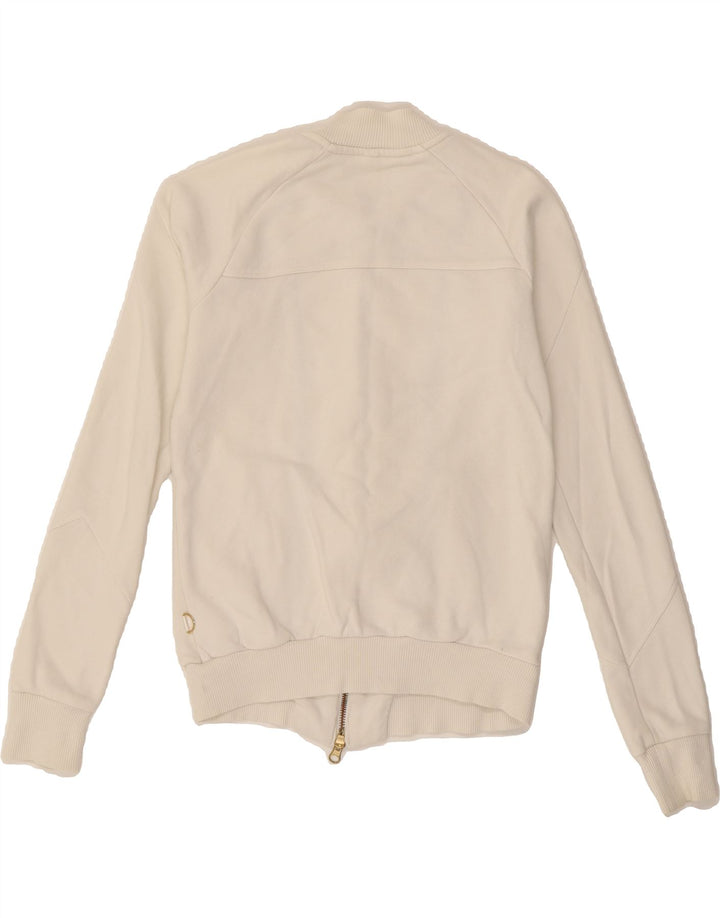 NIKE Womens Tracksuit Top Jacket UK 10 Small White Cotton Vintage Nike and Second-Hand Nike from Messina Hembry 