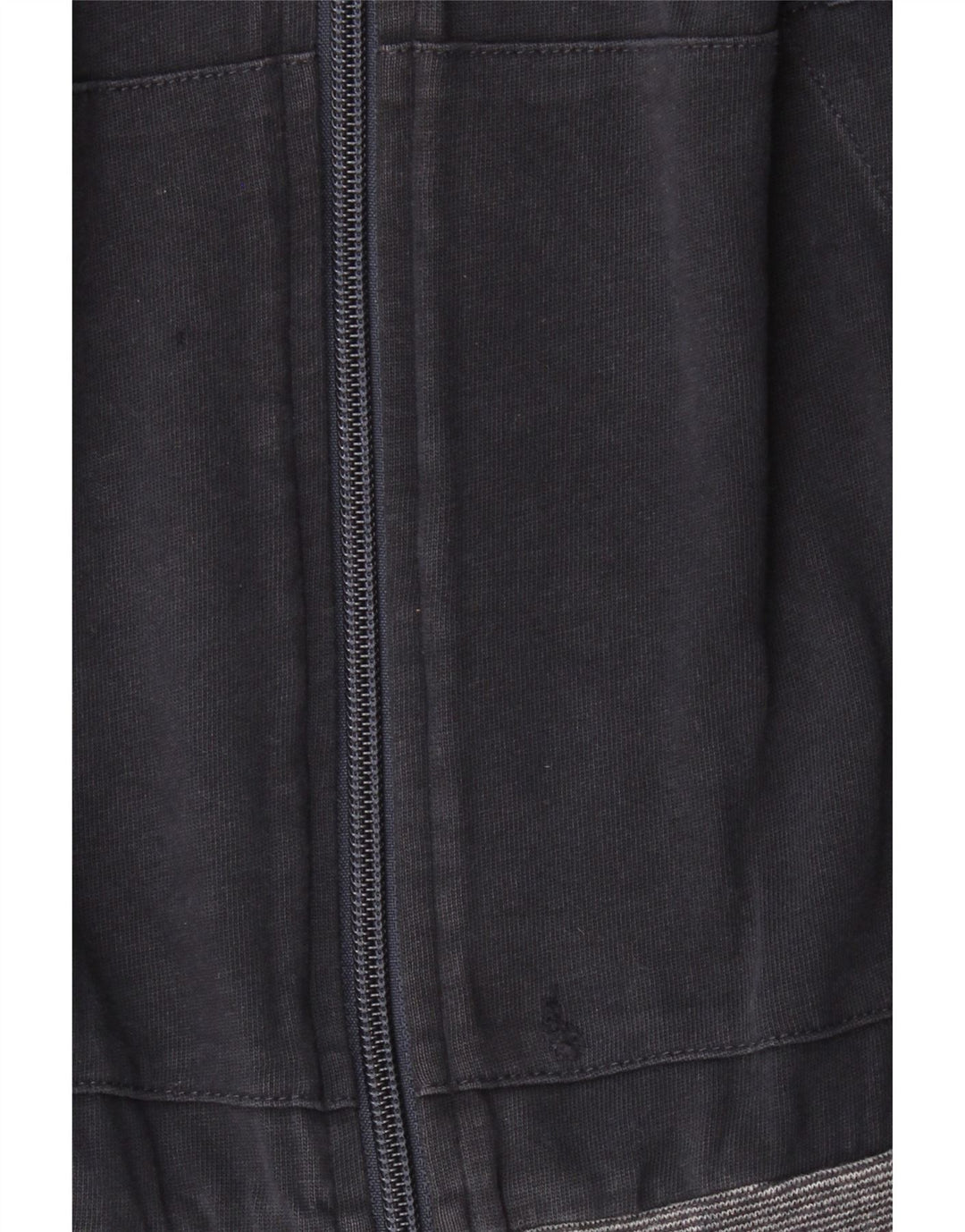 HUGO BOSS Herren-Kapuzenpullover mit Reißverschluss, Größe S, marineblaue Baumwolle