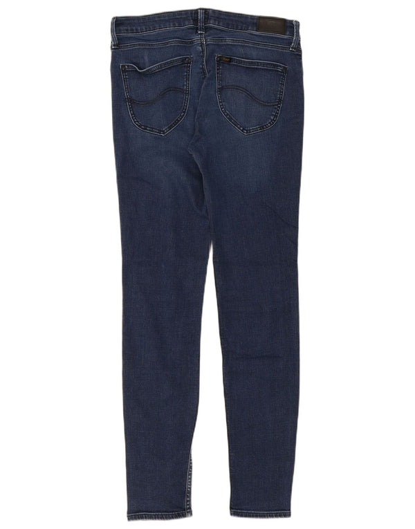 Lee Damen Scarlett Skinny Jeans W30 L29 Marineblau Baumwolle