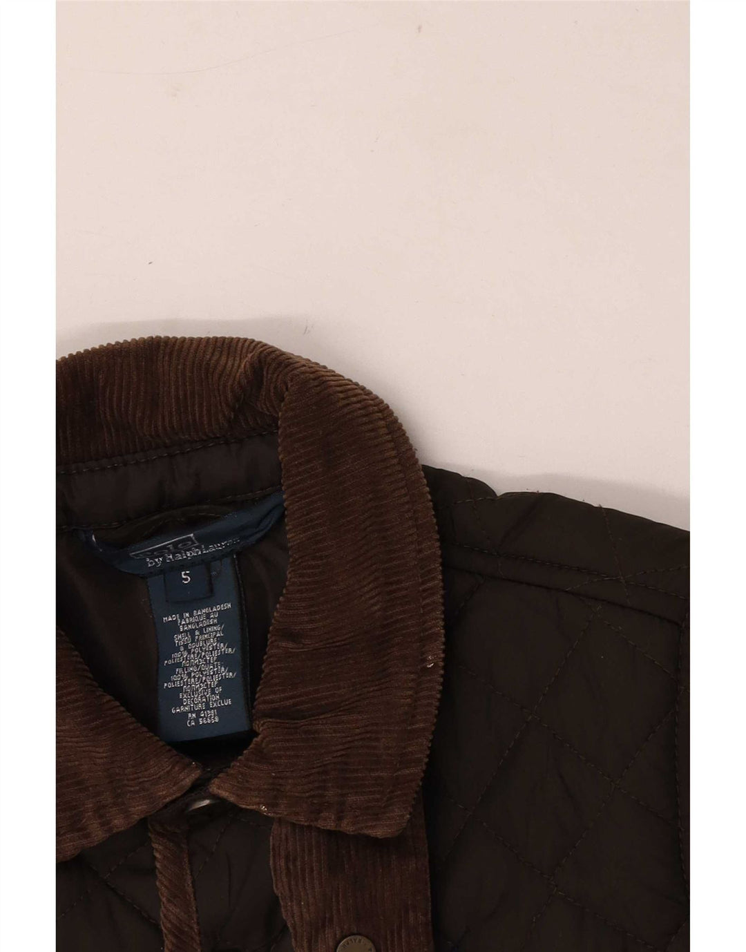 Polo Ralph Lauren Steppjacke für Jungen, 4–5 Jahre, Khaki, Polyester