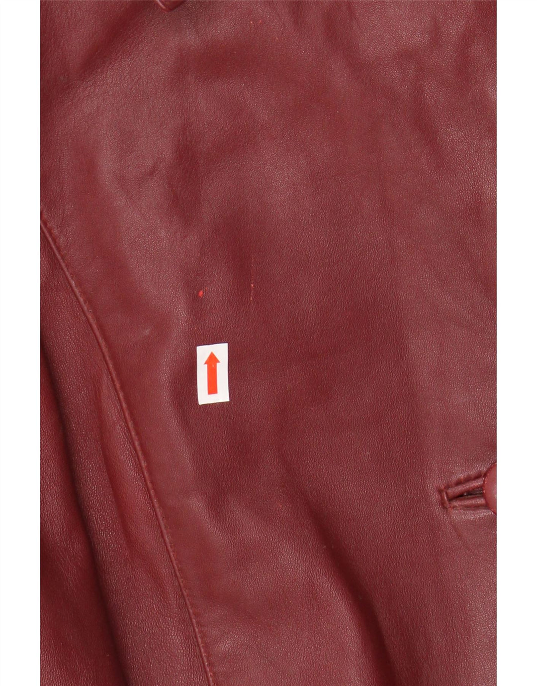 Barisal Damen Übergroßer Ledermantel EU 48 2XL Kastanienbraunes Leder