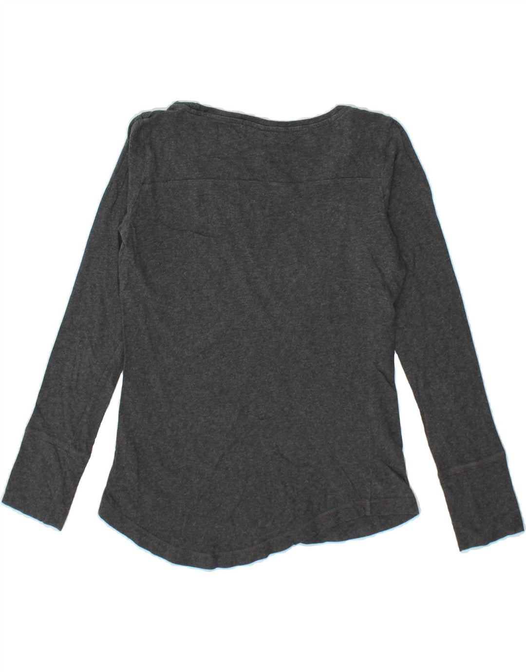 CHAMPION Womens Heritage Fit Graphic Top Long Sleeve UK 12 Medium Grey Vintage Champion and Second-Hand Champion from Messina Hembry 