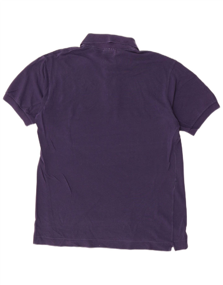 Lacoste Herren-Poloshirt, Größe 3, klein, marineblaue Baumwolle