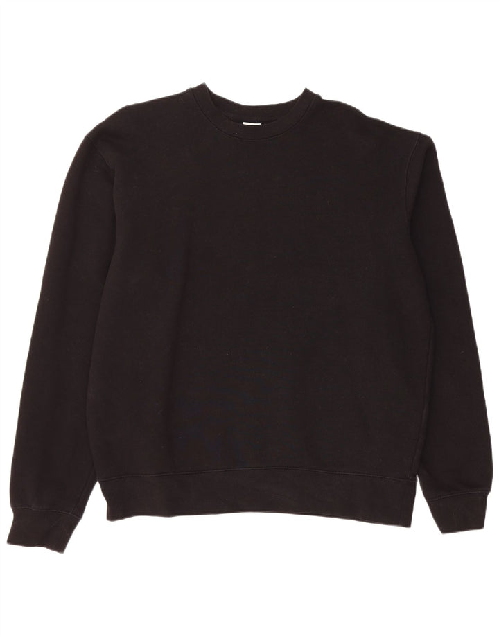 Zara Herren-Sweatshirt-Pullover, mittelschwarz, Baumwolle