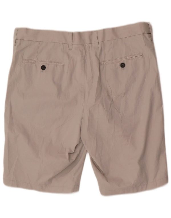 Marks & Spencer Herren Chinoshorts W36 Large Grau Baumwolle
