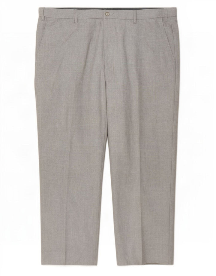 Marks & Spencer Herren-Freizeithose, normal, W40, L29, Grau, Polyester