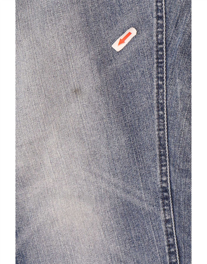 Lee Herren Daren Straight Jeans W34 L34 Blaue Baumwolle