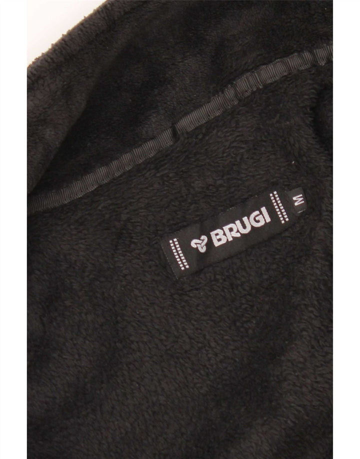 Brugi Herren Fleecejacke UK 38 Medium Schwarz