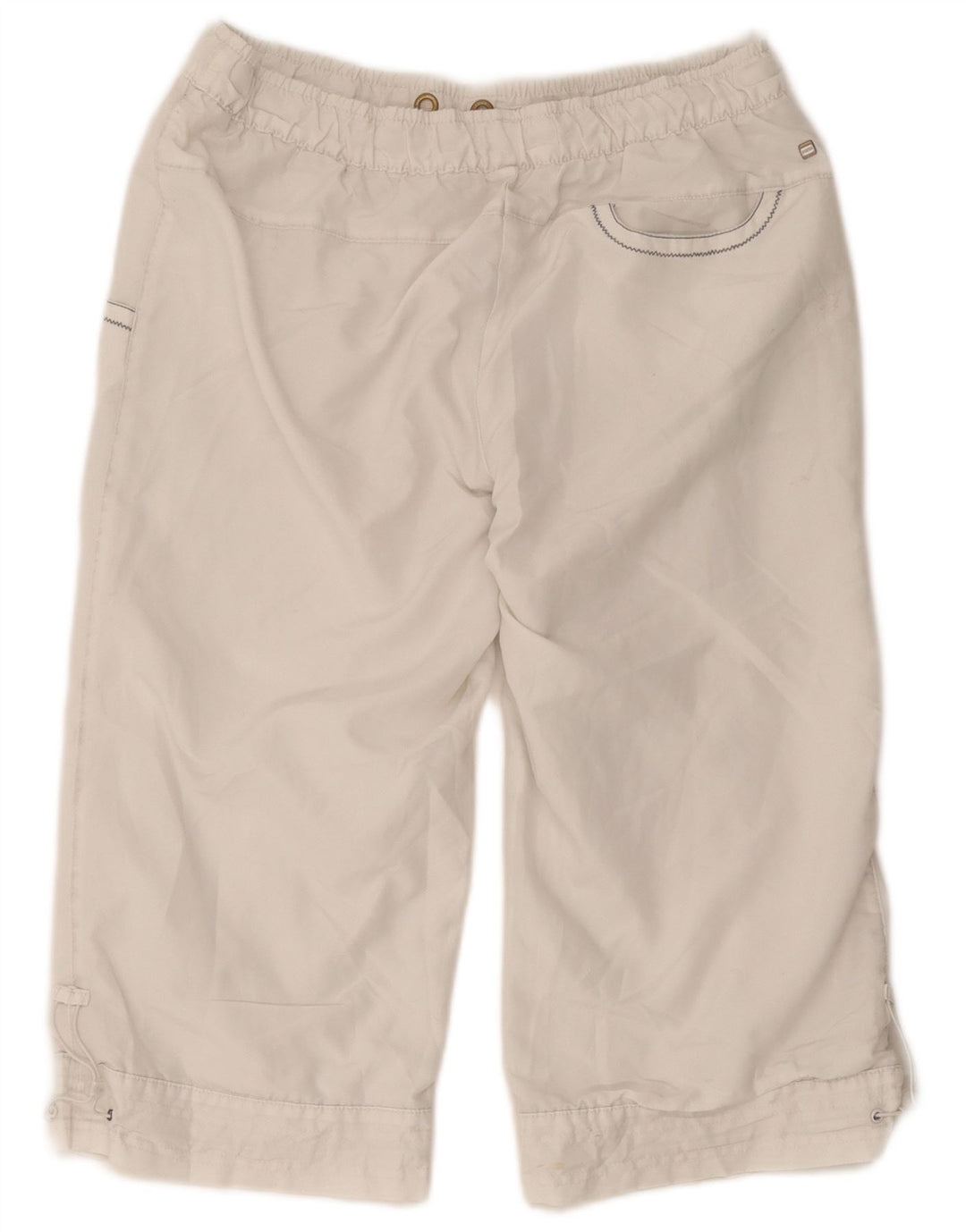 Puma Damen Bermuda Sport Shorts UK 10 Small Weiß Nylon