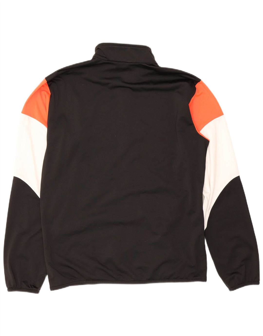 Puma Herren-Trainingsanzug-Top-Jacke, großes schwarzes Farbblock-Polyester