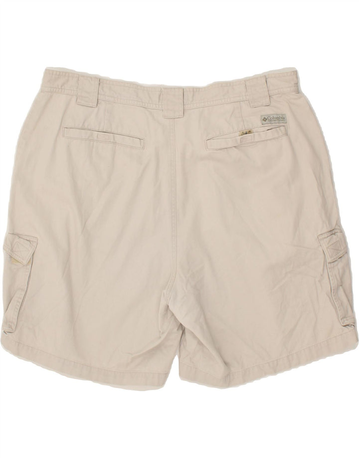 COLUMBIA Mens Cargo Shorts W42 2XL Grey Cotton Vintage Columbia and Second-Hand Columbia from Messina Hembry 