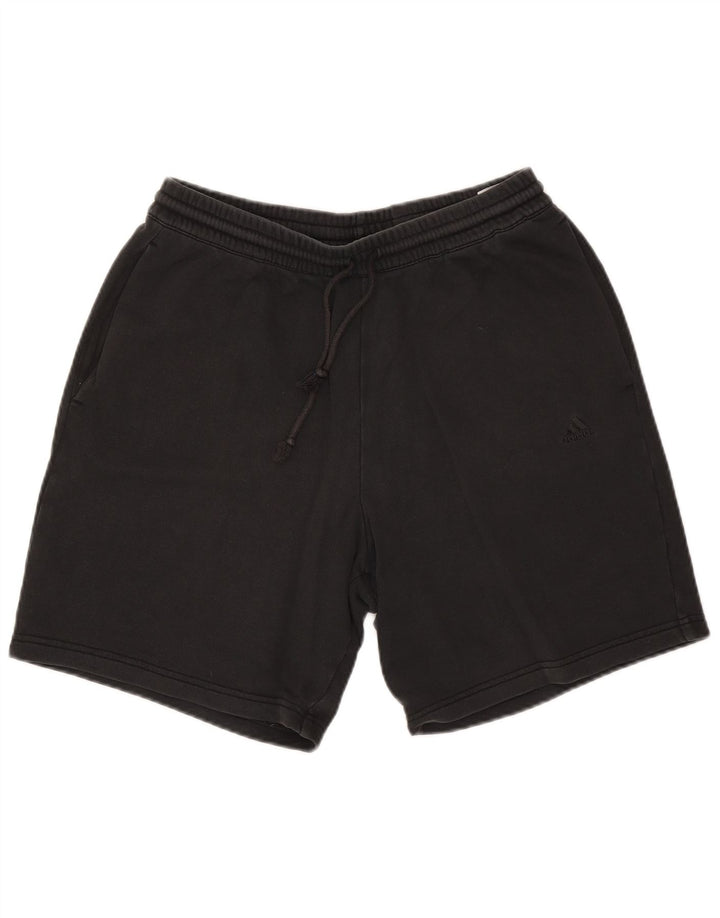 Adidas Herren Sport Shorts Große schwarze Baumwolle