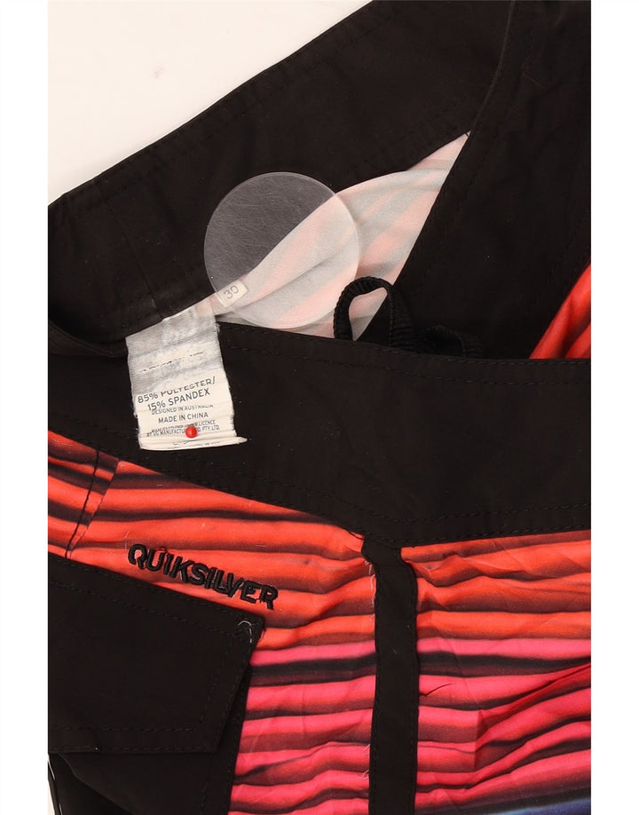 Quiksilver Herren-Badeshorts, mittelgroß, mehrfarbig, gestreift, Polyester