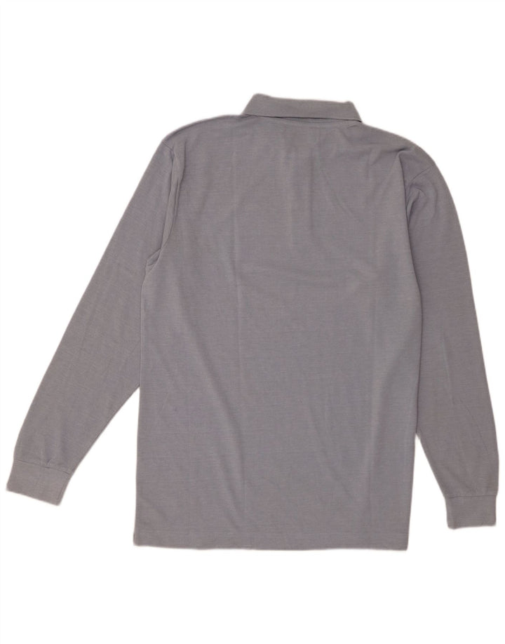 Kappa Herren Langarm-Poloshirt XL, blaue Baumwolle