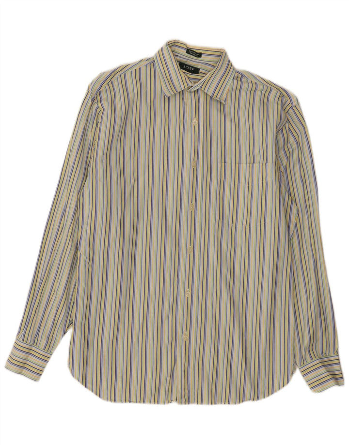 J. Crew Herrenhemd, Größe 15 1/2, mittelgroß, mehrfarbig, gestreift, Baumwolle