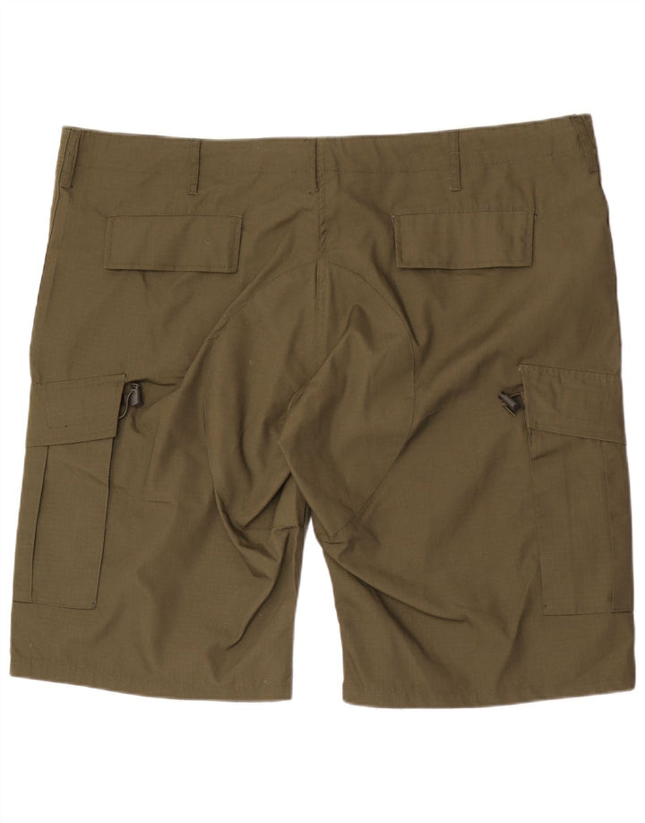 Mil-Tec Herren Cargoshorts 2XL W44 Khaki Check Polyester