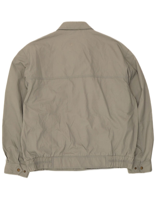 European Project Herren Bomberjacke Größe 40 Large Grau