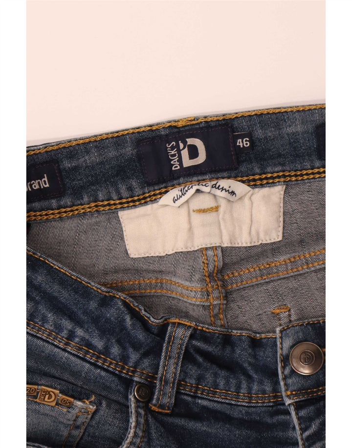 Dack's Damen-Jeans, reguläre Passform, gerade Passform, Größe 46, Größe L, W28, L29, Marineblau