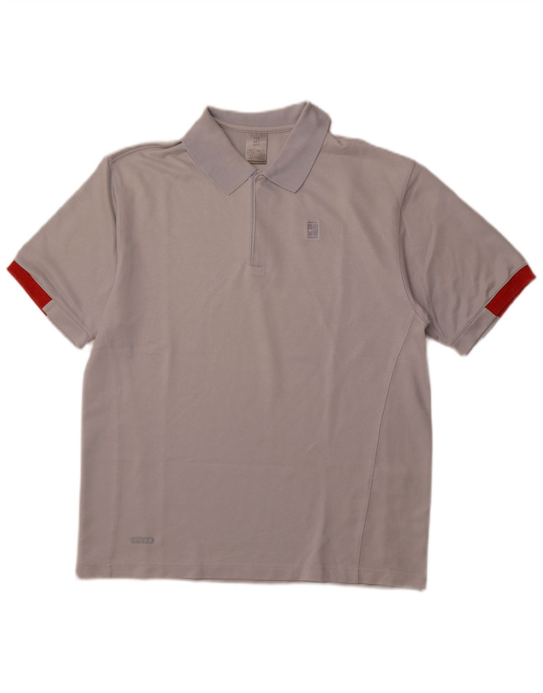 NIKE Herren-Poloshirt UK 39/41 Mittelblaue Baumwolle