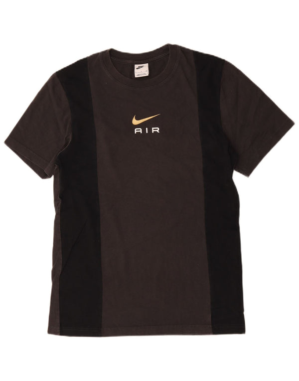 Nike Herren Air T-Shirt Top Small Braun Farbblock