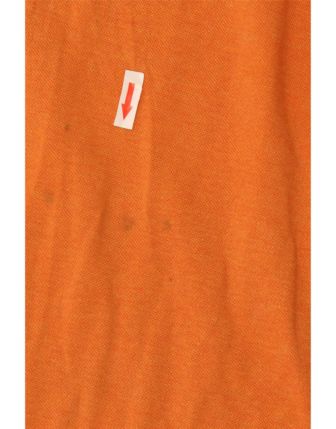 Lacoste Herren-Langarm-Poloshirt, Größe 4, mittelorange Baumwolle