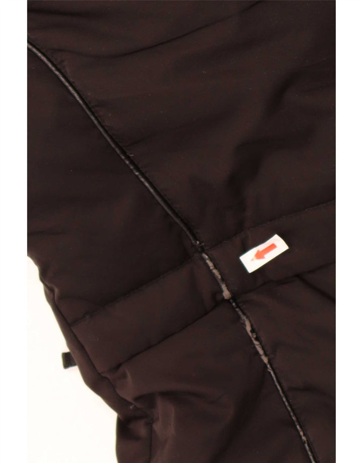 Zara Damen Kapuzenmantel, gepolstert, UK 10, Größe S, Schwarz, Polyester