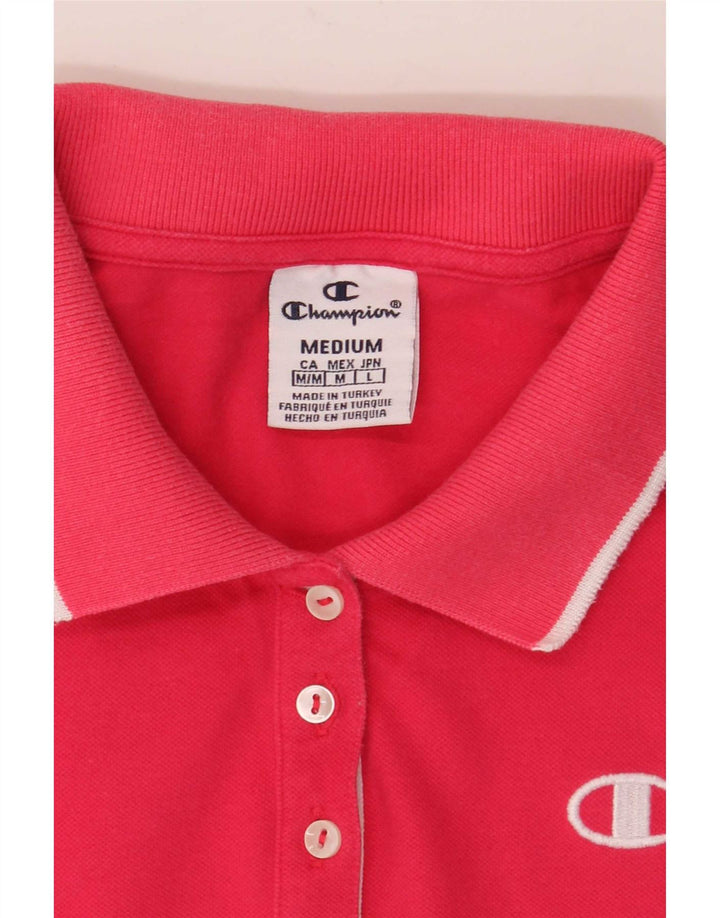 Champion Damen Poloshirt UK 12 Mittelrosa
